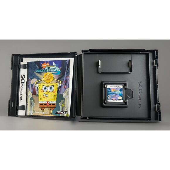 SpongeBob's Atlantis SquarePantis (Nintendo DS, 2007) CIB w/ Manual - Tested - Picture 3 of 3